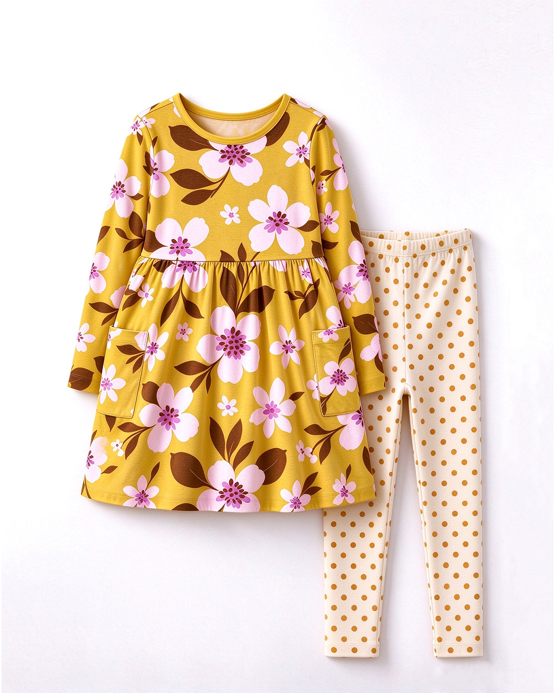 Vintage Style Yellow Floral Twirl Dress – Bramblejoy